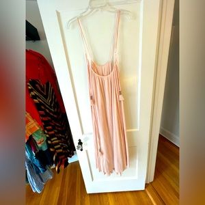 Free people dress pink size large